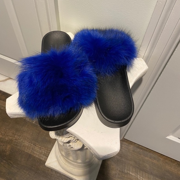 Shoes - Fur Slides